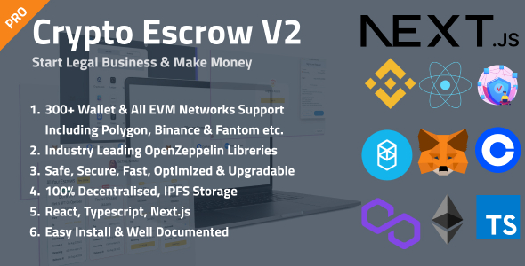 Crypto Escrow – Decentralised Web3 Escrow Platform