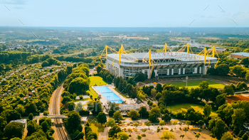 al Iduna Park in Dortmund, Germany.
