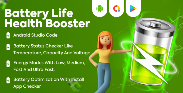 Battery Life Health Booster - Battery Life & Health Tool - Battery Life Extender - Battery Saver