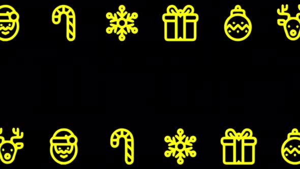 Christmas Icons Loop