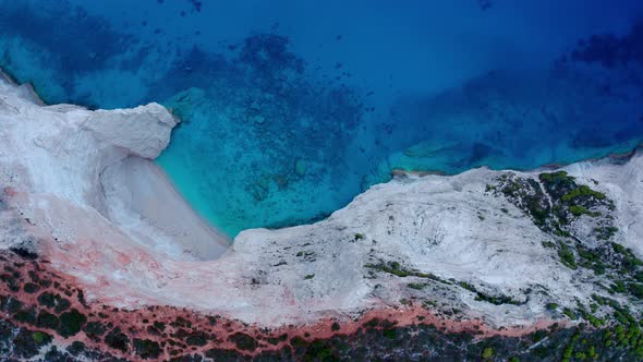 Cliff And Water, Zakynthos, Greece