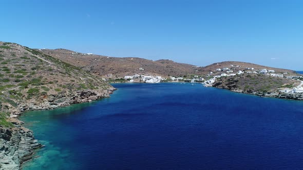 Apokofto beach at Chrisopigi near Faros on Sifnos island in cyclades in Greece