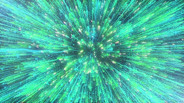 Colorful Fireworks Particles V39
