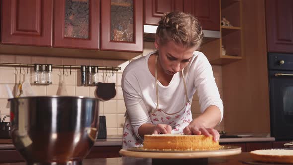 Woman Get Indredients Ready for Cooking