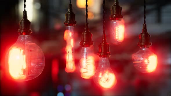 Old Retro Vintage Incandescent Light Bulb alt