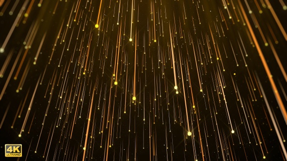 Gold Particle Light Streaks alt