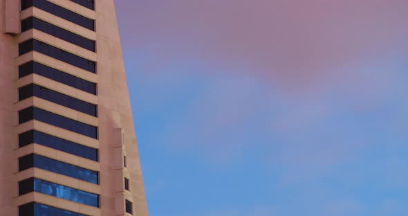 Towers and Clouds Time Lapse