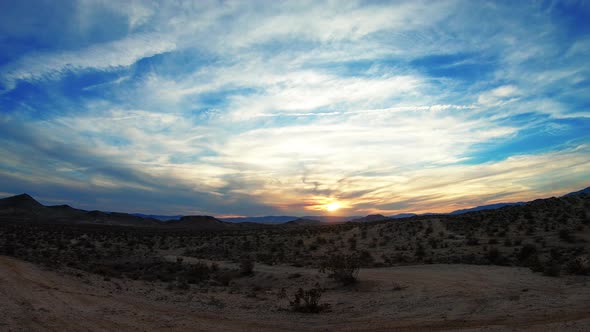 Desert Time Lapse, Mojave Desert, California