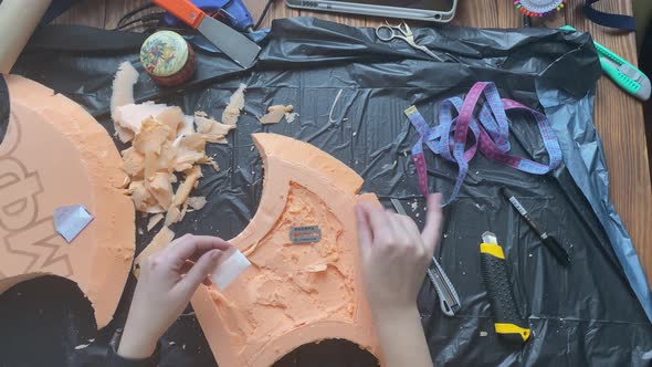 Woman Makes Viking Hatchet for Cosplay Festival