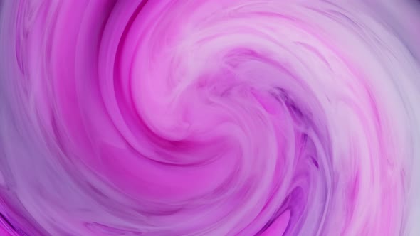 Colorful Swirl. Spiritual Illusion. White Blue Purple Smoke Flow on Fluid Abstract Background