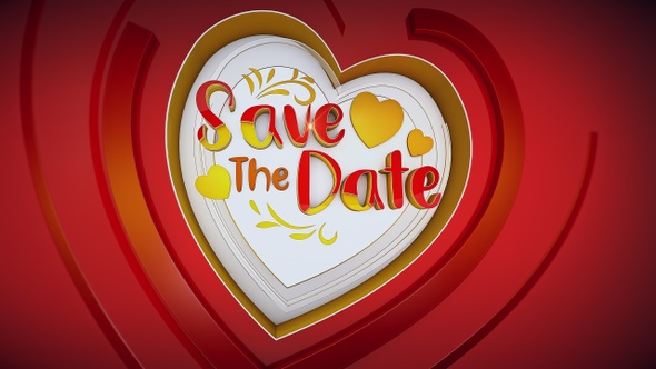 Save The Date Intro 4k