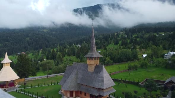 Above Borsa Pietroasa In Romania