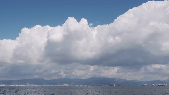 Clouds Over City