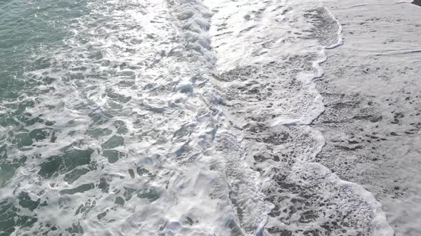 Sea Near the Coast - Close-up Aerial View of the Coastal Seascape