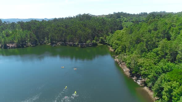 Kayaking Aerial View
