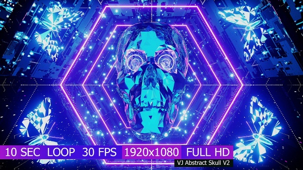 Vj Abstract Skull V2 alt