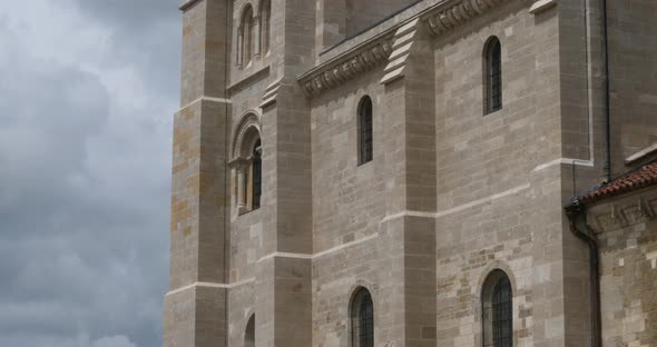 The Vezelay abbey, department of Yonne, region Bourgogne Franche Comte in France