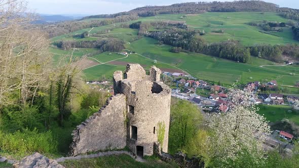 Schenkenberg castle ruins, Aarau, Switzerland