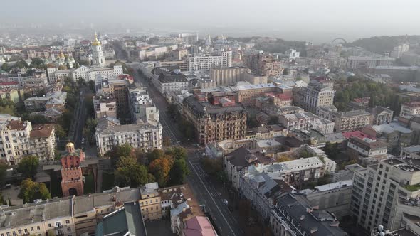 Kyiv - the Capital of Ukraine. Aerial View. Kiev