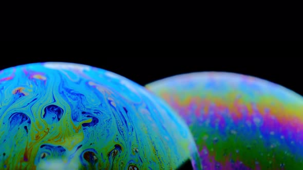 Close Up Surface Air Bubble, Effect From Chemical, Temperature and Water