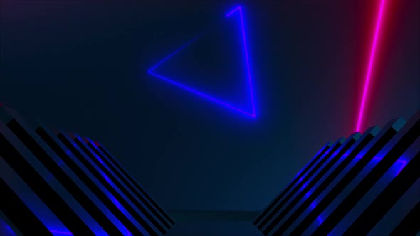 Space Neon Composition