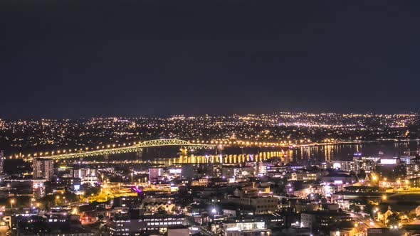 Auckland Sky Tower timelapse