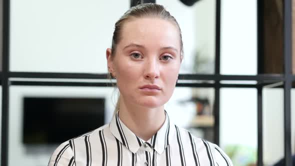 Portrait Of Young Woman, Office