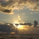 Clouds float above the sea at sunset. Timelapse - VideoHive Item for Sale