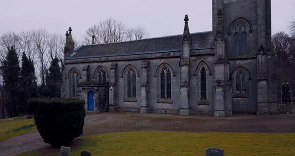 Ancient Cathedral In Scotland