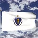 Massachusetts Flag Waving - VideoHive Item for Sale