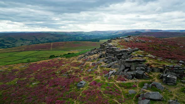 Peak District National Park  Aerial View  Travel Photography