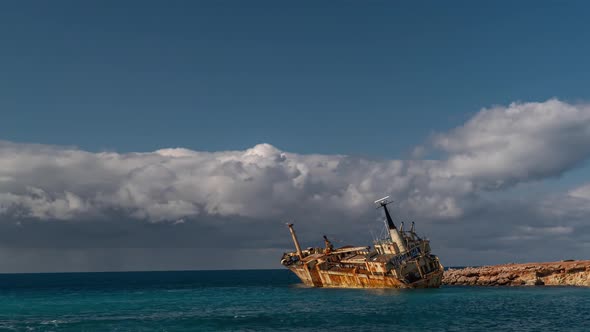 Shipwreck Off the Coast of Cyprus