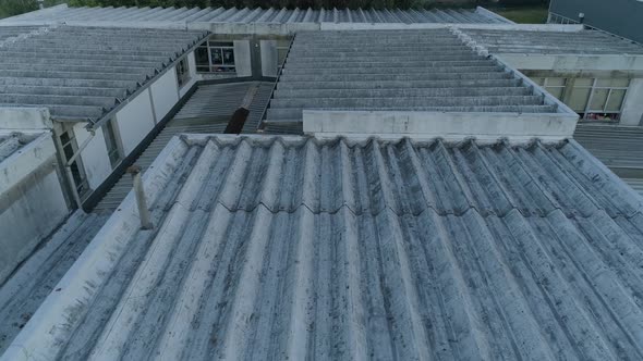 Asbestos Roof in School