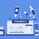 Ecommerce Online Pharmacy Shopping Animation.Medical Service, Hospital,Concept. Online Medicine Shop - VideoHive Item for Sale