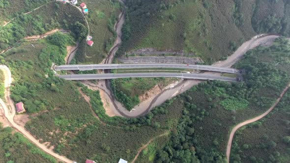 Tunnels and Viaducts at the Highway Mountain Pass