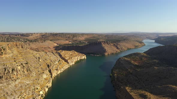 Halfeti  Euphrates river in Şanlıurfa.