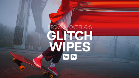 Premium Overlays Glitch Wipes alt