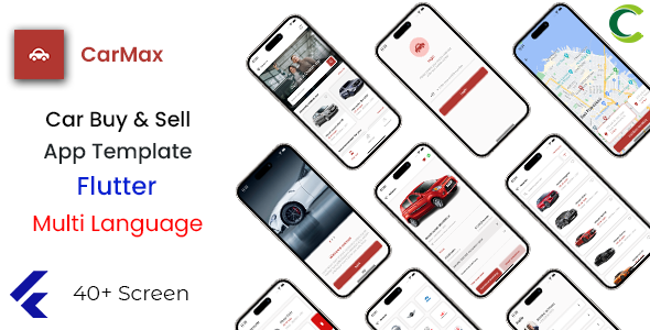 Car Buy & Sell App Template in Flutter | Multi Language | CarMax