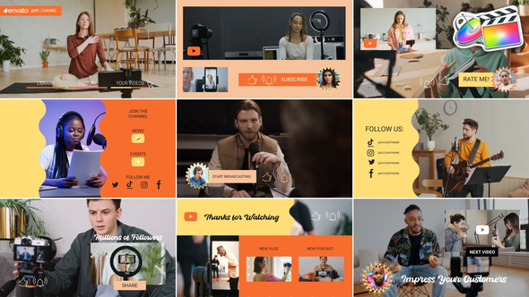 Youtube Scenes Slides for FCPX alt