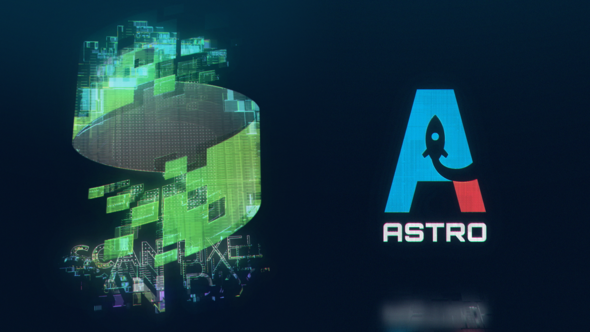 Pixel Logo Reveal alt