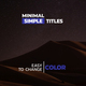 Simple Titles | AE - VideoHive Item for Sale