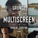 Grunge Grid Multiscreen Slideshow - VideoHive Item for Sale