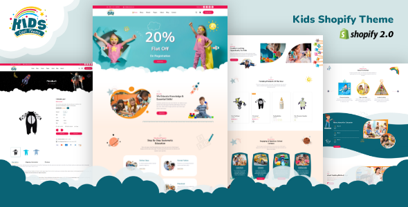Kidscool - Kids Fashion, Toys Store Shopify Theme