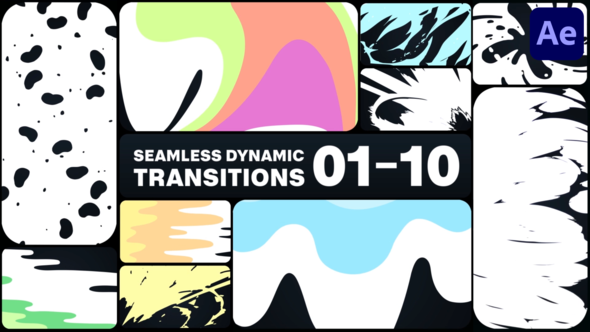 Seamless Dynamic Transitions for After Effects alt