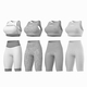 Woman Sportswear 01 Base Mesh Design Kit - 3DOcean Item for Sale