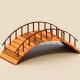 Low Poly Wooden Bridge - 3DOcean Item for Sale