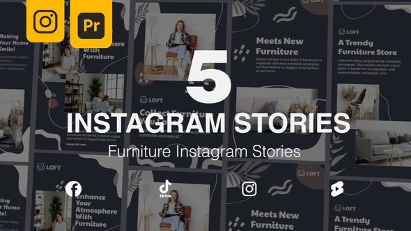 Furniture Real Estate Instagram Stories | MOGRT