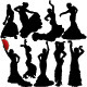 Flamenco Vector Silhouettes - GraphicRiver Item for Sale