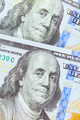 United States money showcases Benjamin Franklin's face in a closeup view on one hundred dollar bill. - PhotoDune Item for Sale