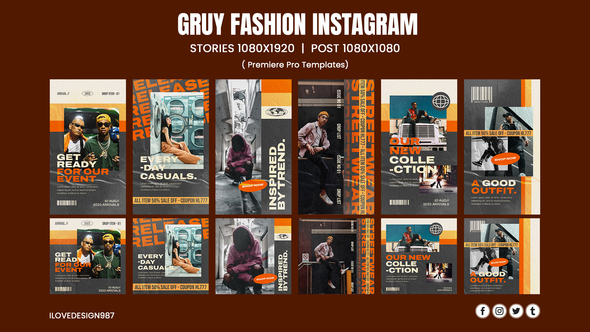 Gruy Fashion Instagram | MOGRT File